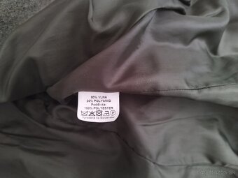 Dámsky dlhý vlnený kabát XL/42 - 7