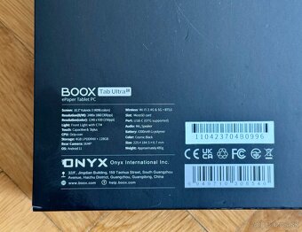 Onyx BOOX Tab Ultra C E-ink tablet s farebným displejom - 7