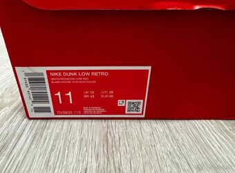 Nike Dunk Low Retro bordeaux 45 - 7