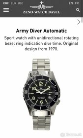 ZENO WATCH 300MR Army Diver - 7