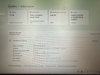 Notebook HP EliteBook 8460p i5-2520M/8GB RAM/120GB SSD - 7