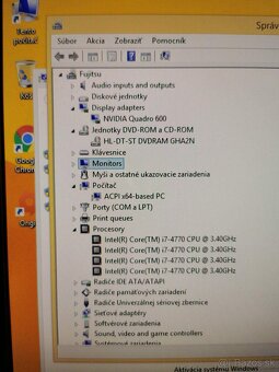 Predam Fujitsu Celsius W530 Workstation s Windows 8 - 7