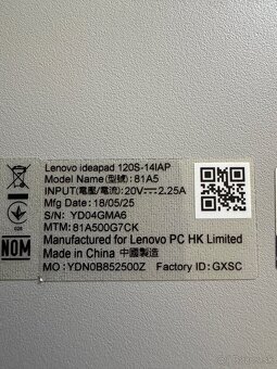 Notebook Lenovo ideapad 120S - 7