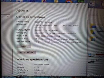 Intel Core 2 Duo E6600 (2.40 GHz, 2 jadrá) - 7