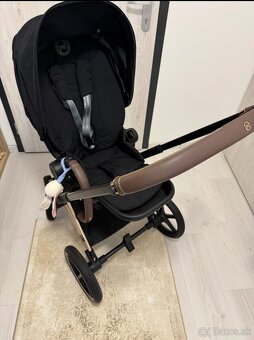 Trojkombinácia Cybex PRIAM Rosegold, Sepia black - 7