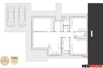 Novostavba 4i bungalovu (RD1) s pozemkom 281 m² v novej čast - 7