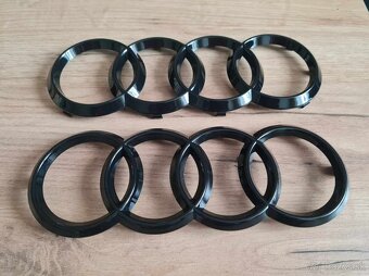 AUDI Čierne lesklé znaky - 7