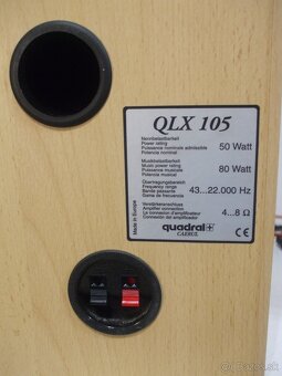 80W TOP stav 2-pasm. reproduktory QUADRAL 32x18x25cm GERMANY - 7