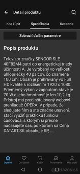 Led TV SENCOR 40 "/102cm - 7