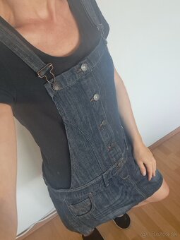 Nové nenosené džínové šaty L.XL - 7