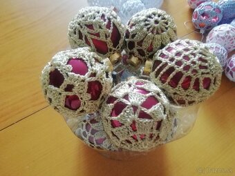 Háčkované vianočné ozdoby - 7