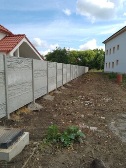 Betónové ploty, výroba, montáž - 7