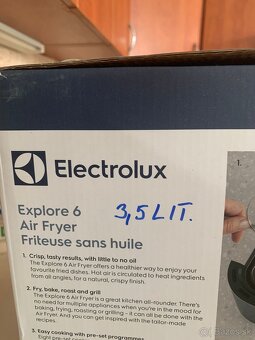Teplovzdušná fritéza Electrolux Explore 6 E6AF1-4ST - Nová - 7