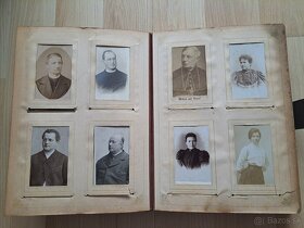 RU starý fotoalbum + fotgrafie 1860-1900 - 7