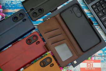 Zatváracie puzdro s bočným pásikom pre Xiaomi, Redmi a Poco - 7