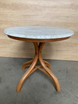 Mramorový kaviarenský stol Thonet - 7