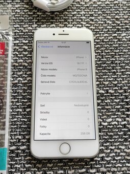 256GB iPhone 8, Nová batéria - Plne funkčný - super stav - 7