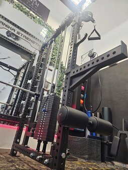 HALF RACK, protismerné kladky, multipress - 7