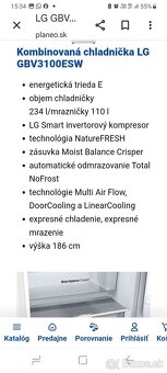 LG chladnička s mrazničkou NOVA V ZARUKE - 7