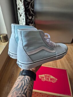 Vans SK8-HI TAPERED - Vysoké tenisky - canal blue 42.5 - 7