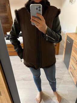 House of gilet london luxusna kozusinova obojstranna vesta - 7