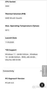 Predám procesor AMD AM4 Ryzen 5 5600x BOX - 7