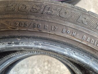 205/50 r17 letné 2 ks SEMPERIT dezén 6,5 mm - 7