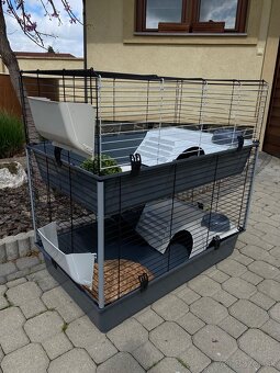 FERPLAST poschodová klietka pre zajaca morča ježka 95cm - 7