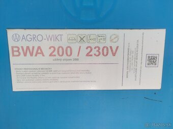Profesionalna miešačka AGRO-WIKT BWA-200, 230 V - 7