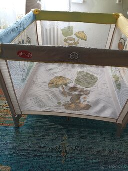 Detská ohrádka / postielka Amalfy, skladacia prenosná - 7
