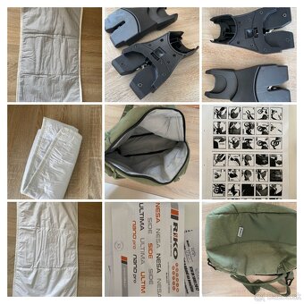 predám kočík RIKO Nesa, jungle / zelený - 7