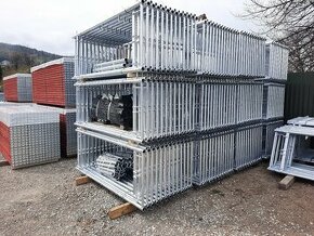 Lešenie fasádne nové 380m2 typ P70 6x60m - 7