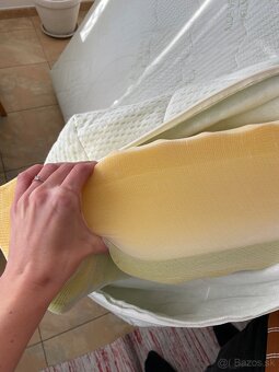 Predám kvalitný ortopedický matrac 140cm - 7