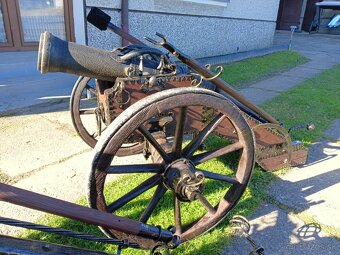VELKÉ delo, kováčske Predám veľký kanón ktoré vystreľuje - 7
