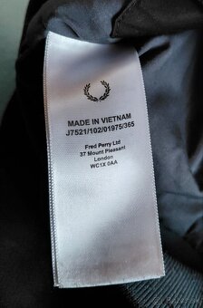 Fred Perry čierna prechodná - 7