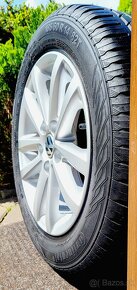 alu R14 5x100, letné pneu 185/60, orig. Polo, Fábia, Ibiza - 7