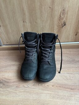 GEOX - čierne kožené jesenné topánky - 7