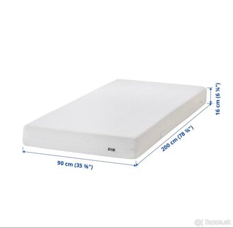 Penovy matrac ikea ABYGDA - 7