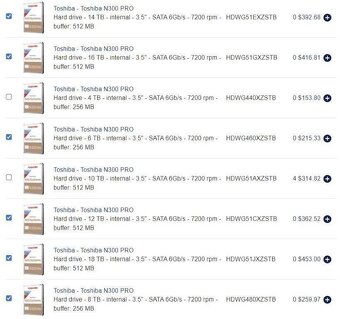 Toshiba N300 Pro - NAS 18TB - 7
