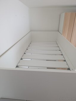 Poschodová posteľ s písacím stolíkom IKEA - 7