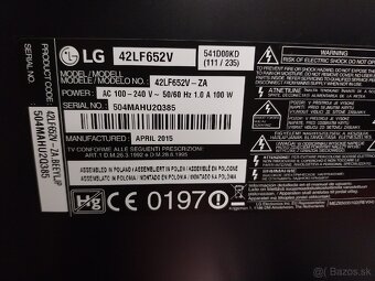 Predam smart TV LG uhl 106cm. - 7