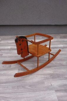 Koník hojdací – drevený. - 7