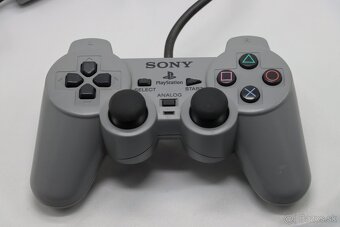 PS1 SCPH-7502 + originál analógový ovládač + káble - 7