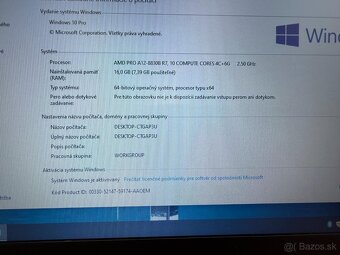 Notebook Lenovo A475, A12, SSD 256 GB, 16 GB RAM, HD - 7