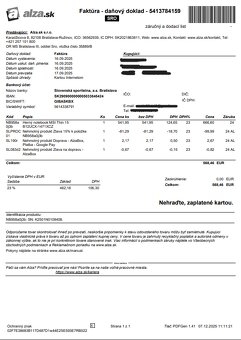 Herný notebook MSI Thin 15 - 7