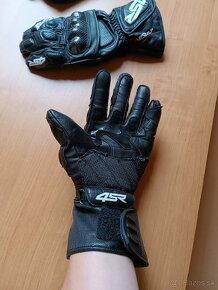 Kožené rukavice 4SR Sport Cup Plus Black, veľ. L - 7