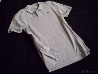 Levis pánske sivé polo tričko L-XL - 7
