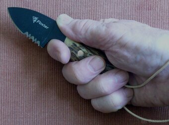 Mini lovecký nôž na krk - 7