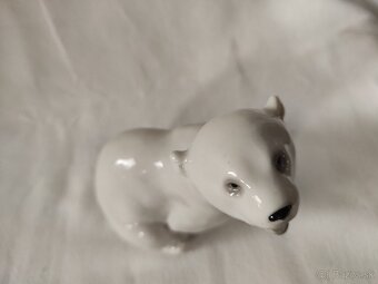 Sběratelská soška Lední medvěd, Lomonosov,SSSR - 7