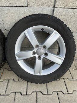 Original Audi 5x112 R16 + Matador Zimné Pneu 205/55 R16 - 7